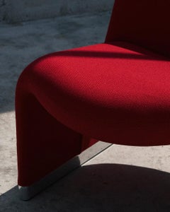 Anonima Castelli Alky Armchair in Trevira Fabric by Giancarlo Piretti, 1970