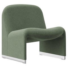 Fauteuil Anonima Castelli Alky en tissu de laine vierge par Giancarlo Piretti, 1970