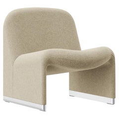 Fauteuil Anonima Castelli Alky en tissu de laine vierge par Giancarlo Piretti, 1970