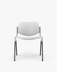 Anonima Castelli DSC 106 Chair Upholstered in Trevira Fabric, Giancarlo Piretti