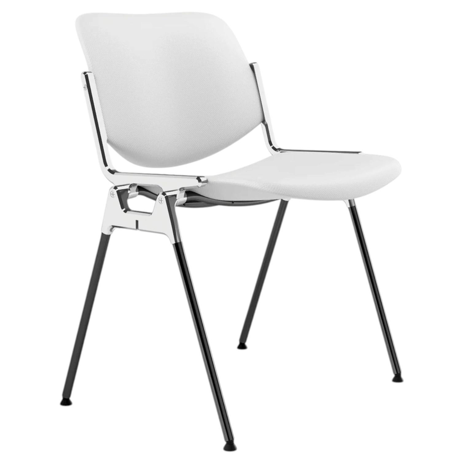 Anonima Castelli DSC 106 Chair Upholstered in Trevira Fabric, Giancarlo Piretti