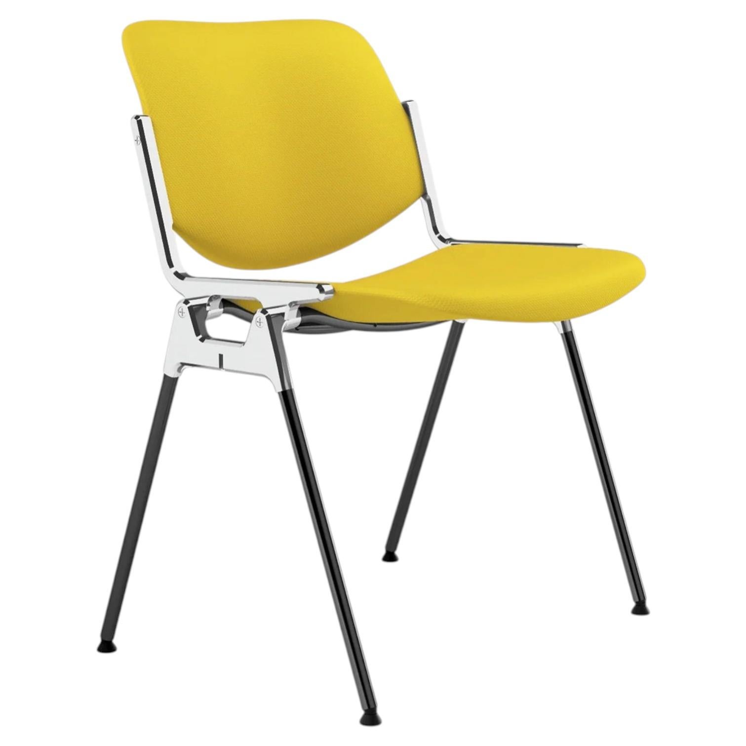 Anonima Castelli DSC 106S Chair Upholstered in Trevira Fabric, Giancarlo Piretti