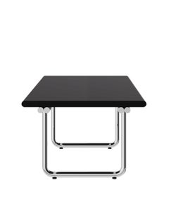 Anonima Castelli LC Tisch in mattschwarz von Design Studio Castelli, 1975