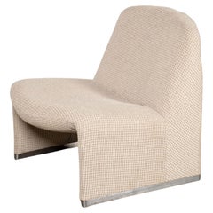Anonima Castelli Newly Upholstered Alky Chair, Cream 'Waffle'