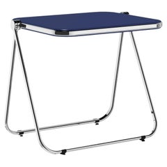 Anonima Castelli Platone klappbarer Schreibtisch in Blau von Giancarlo Piretti, 1970
