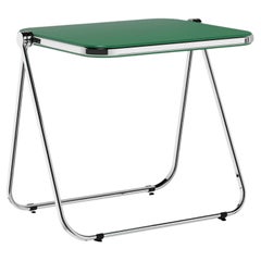 Anonima Castelli Platone klappbarer Schreibtisch in Grün von Giancarlo Piretti, 1970