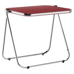 Anonima Castelli Platone klappbarer Schreibtisch in Rot von Giancarlo Piretti, 1970
