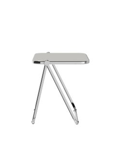 Anonima Castelli Platone klappbarer Schreibtisch in Weiß von Giancarlo Piretti, 1970