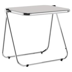 Anonima Castelli Platone klappbarer Schreibtisch in Weiß von Giancarlo Piretti, 1970
