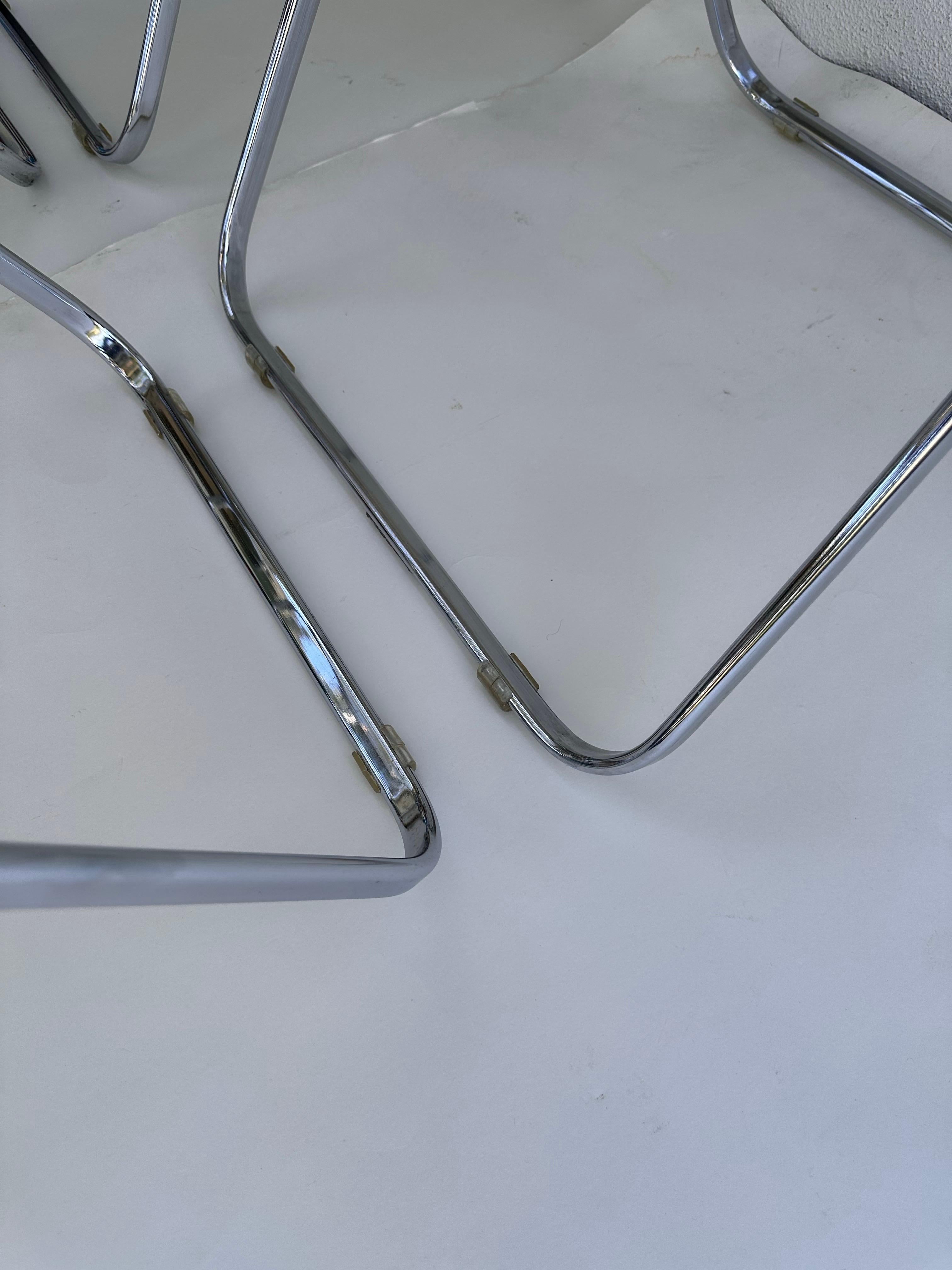 Anonima Castelli Plia Sedie Foldes Giancarlo Piretti Colore Lucite fumé set 4 in vendita 6