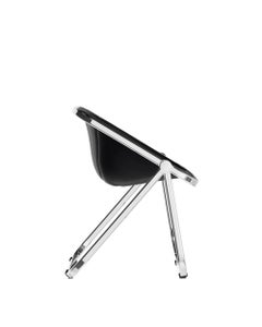 Anonima Castelli Plona Armchair in White Leather by Giancarlo Piretti, 1970