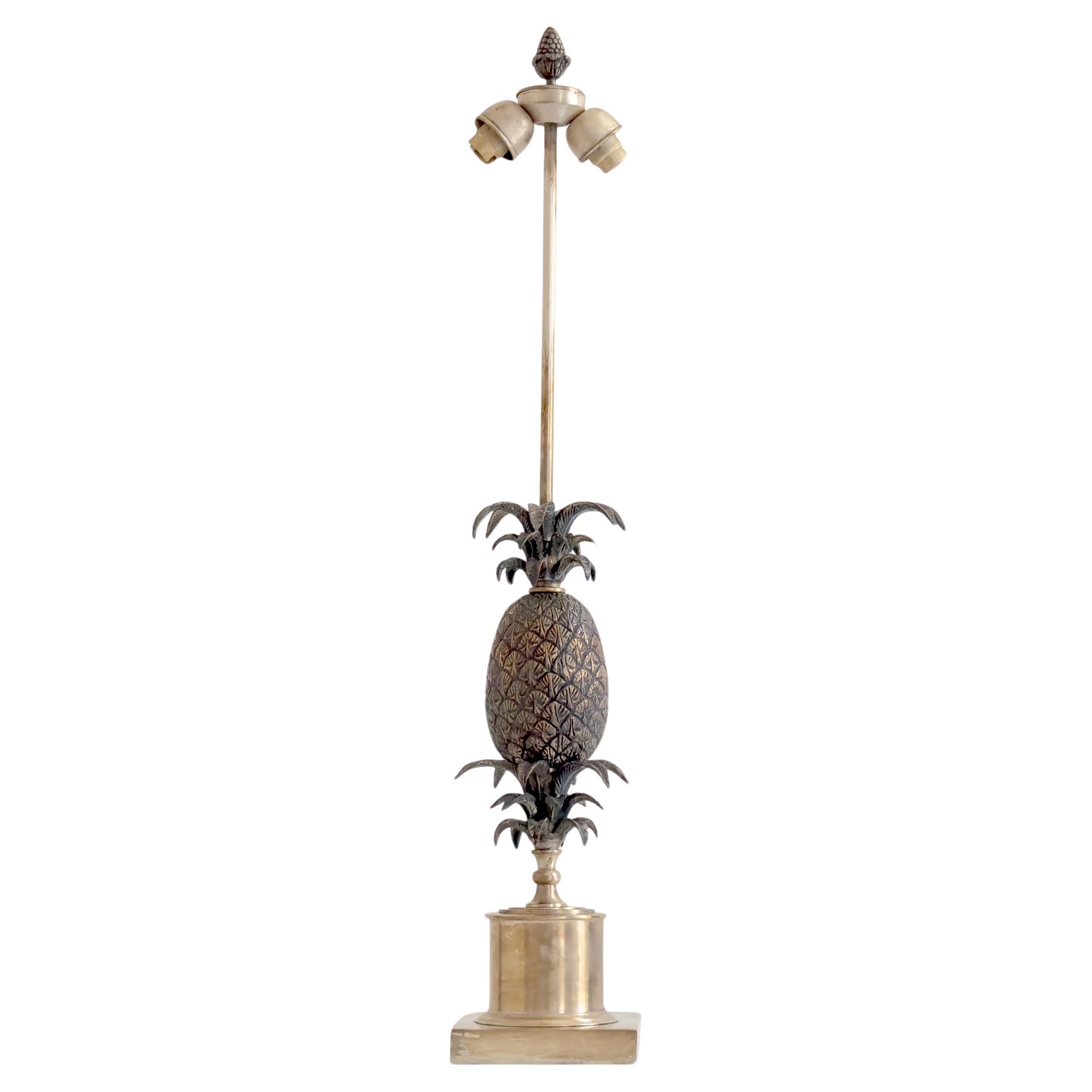 Lampe de table ananas du 20e siècle dans le style de la Maison Charles en vente