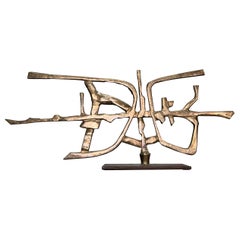 Scultura in bronzo anonima Belgio circa 1970