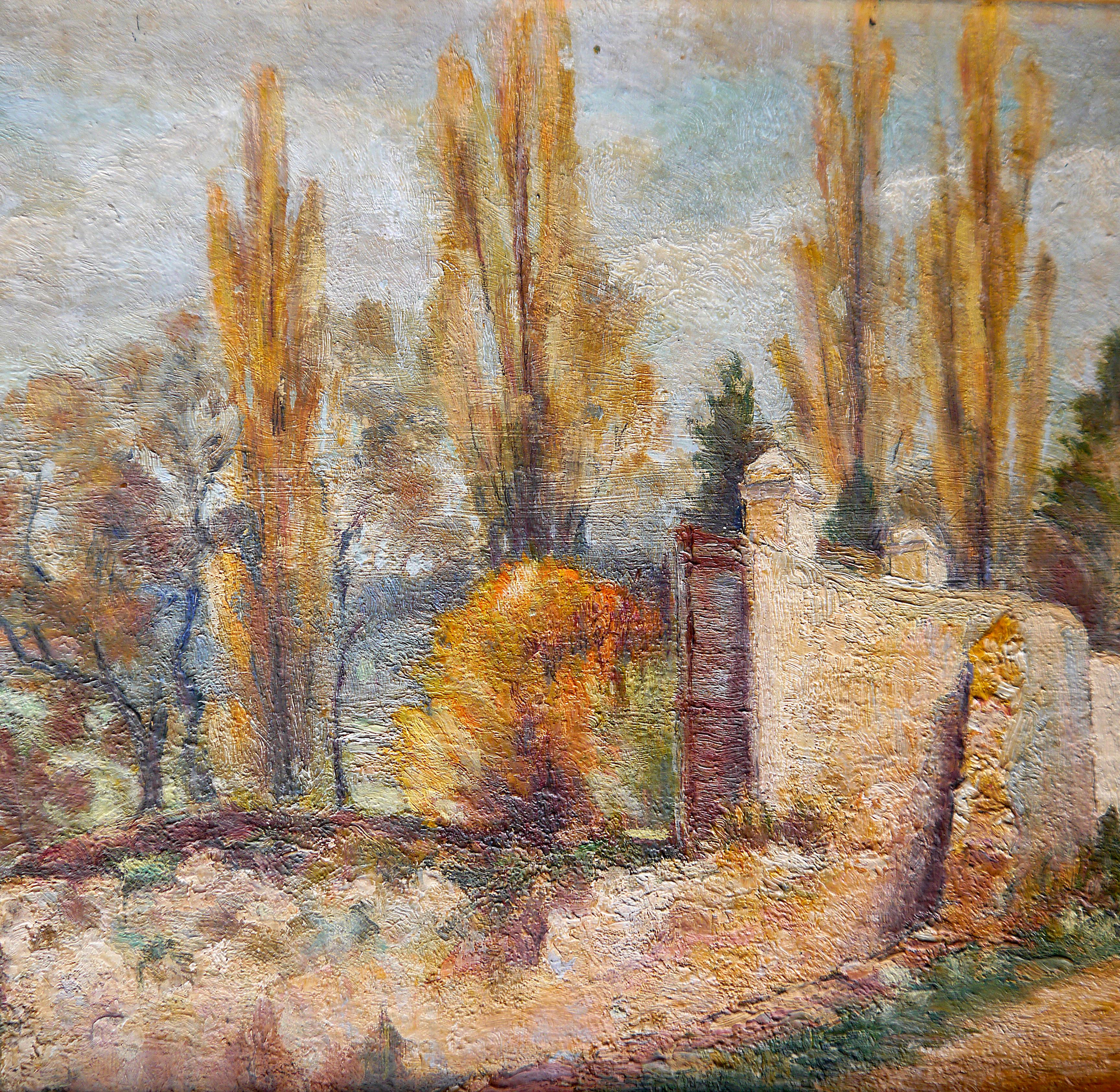 Escuela francesa  paisaje Pintura al óleo  Postimpresionista - Painting Tonalista de Anonymous French Master
