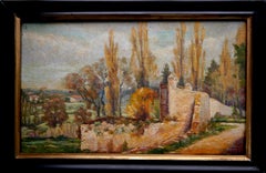 École française  Peinture à l'huile  Post-impressionniste