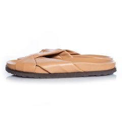 Anonymous, leather cross sandals