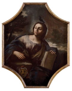 Unknown Mary Magdalene With Skull And Unguents Oil Paint By
