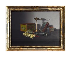 Still Life with Objects - 1970s - Oil on Canvas - Modern