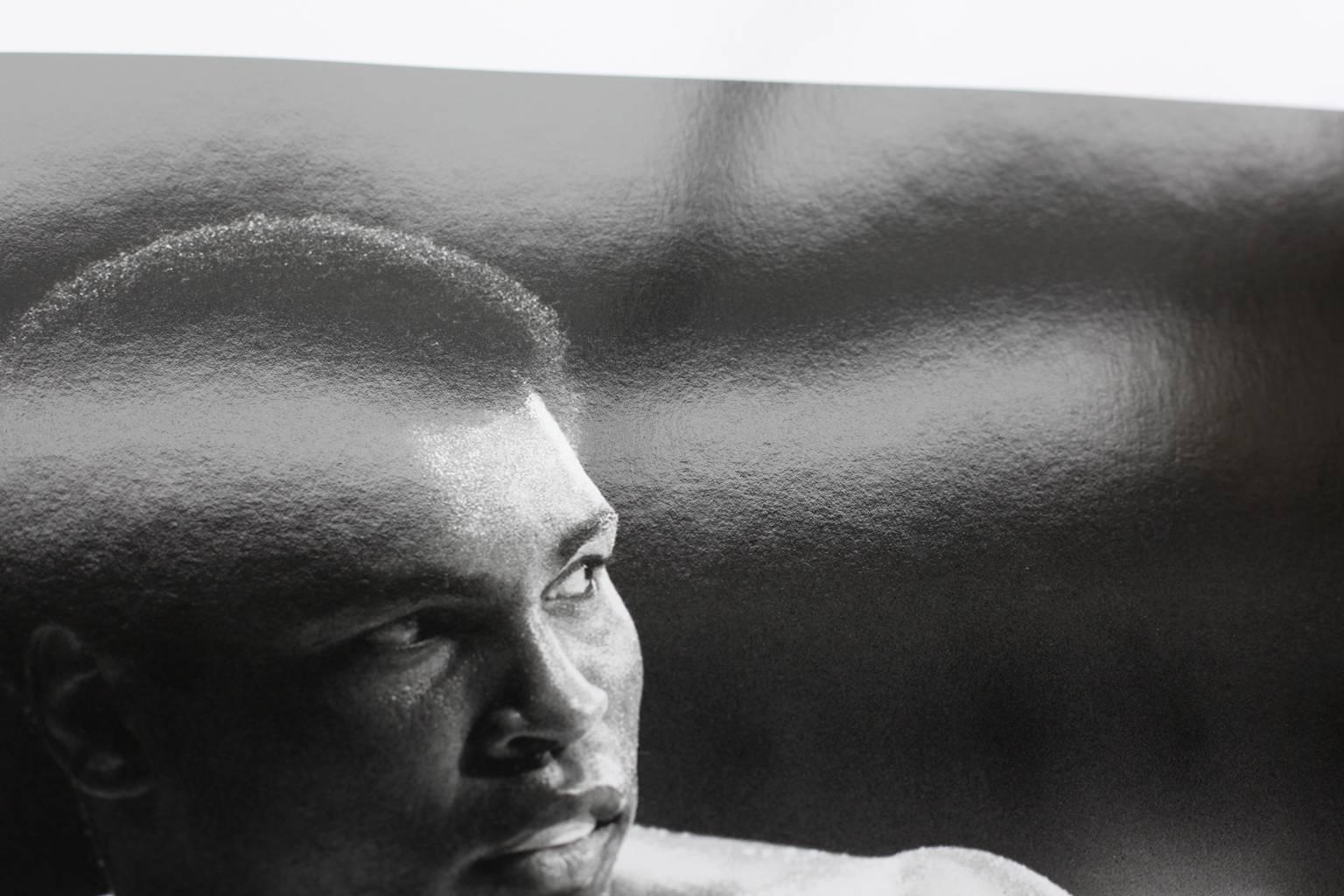 'Muhammad Ali' 1976 ( Galerie Prints Limited Edition) - Black Black and White Photograph by Unknown