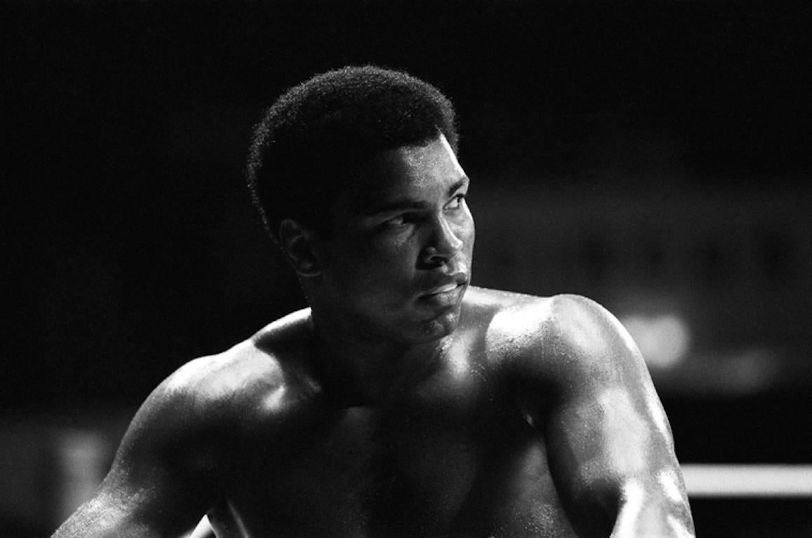Unknown Black and White Photograph - 'Muhammad Ali' 1976 ( Galerie Prints Limited Edition)