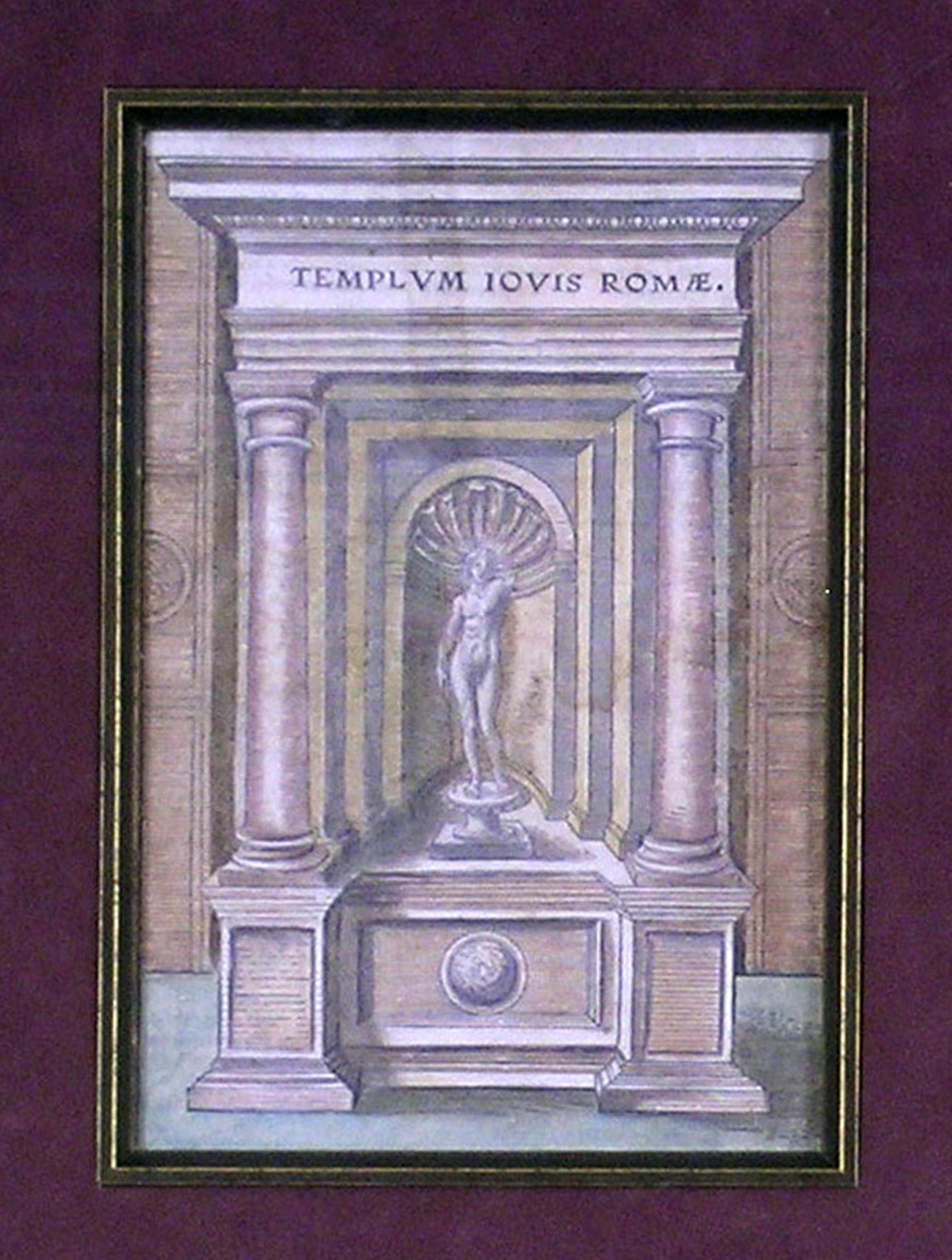 Templum Iovis Romae (Temple of Jove) - Print by Unknown
