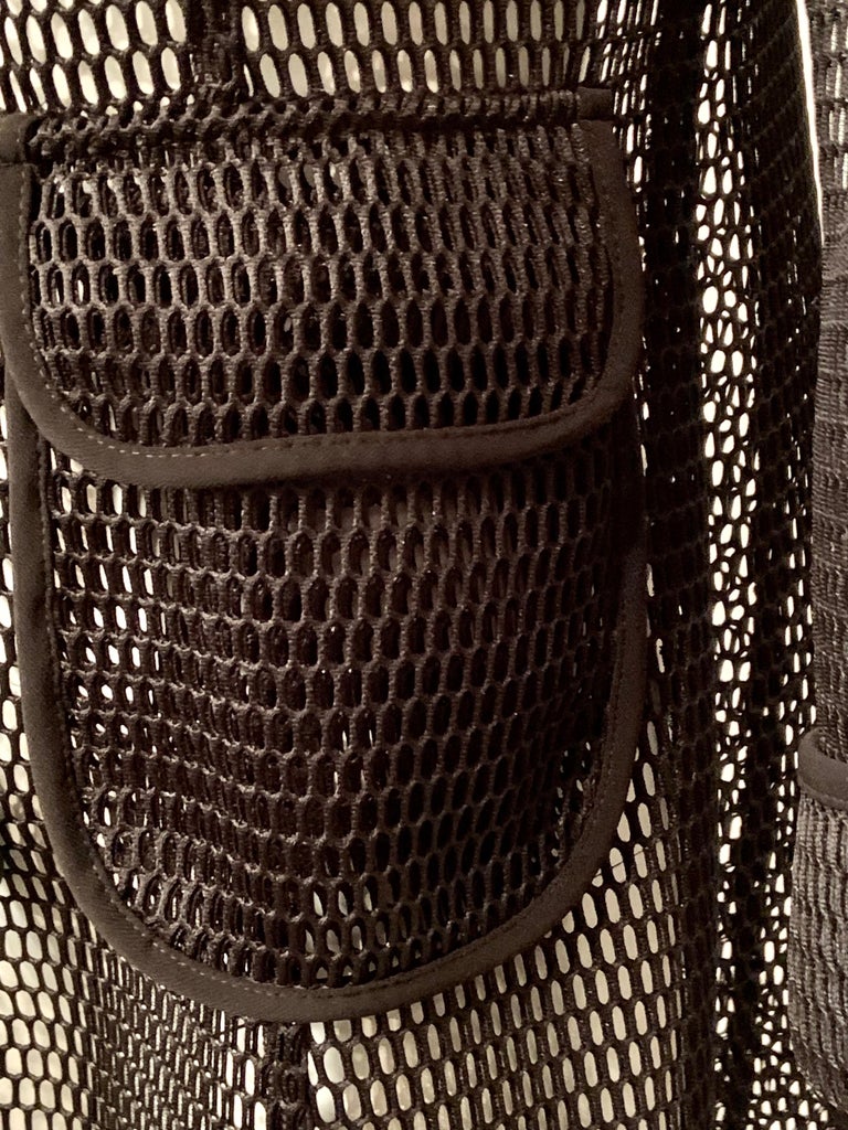 Anonymous Sexy See Through Black Mesh Coat or Coat/Dress at 1stDibs