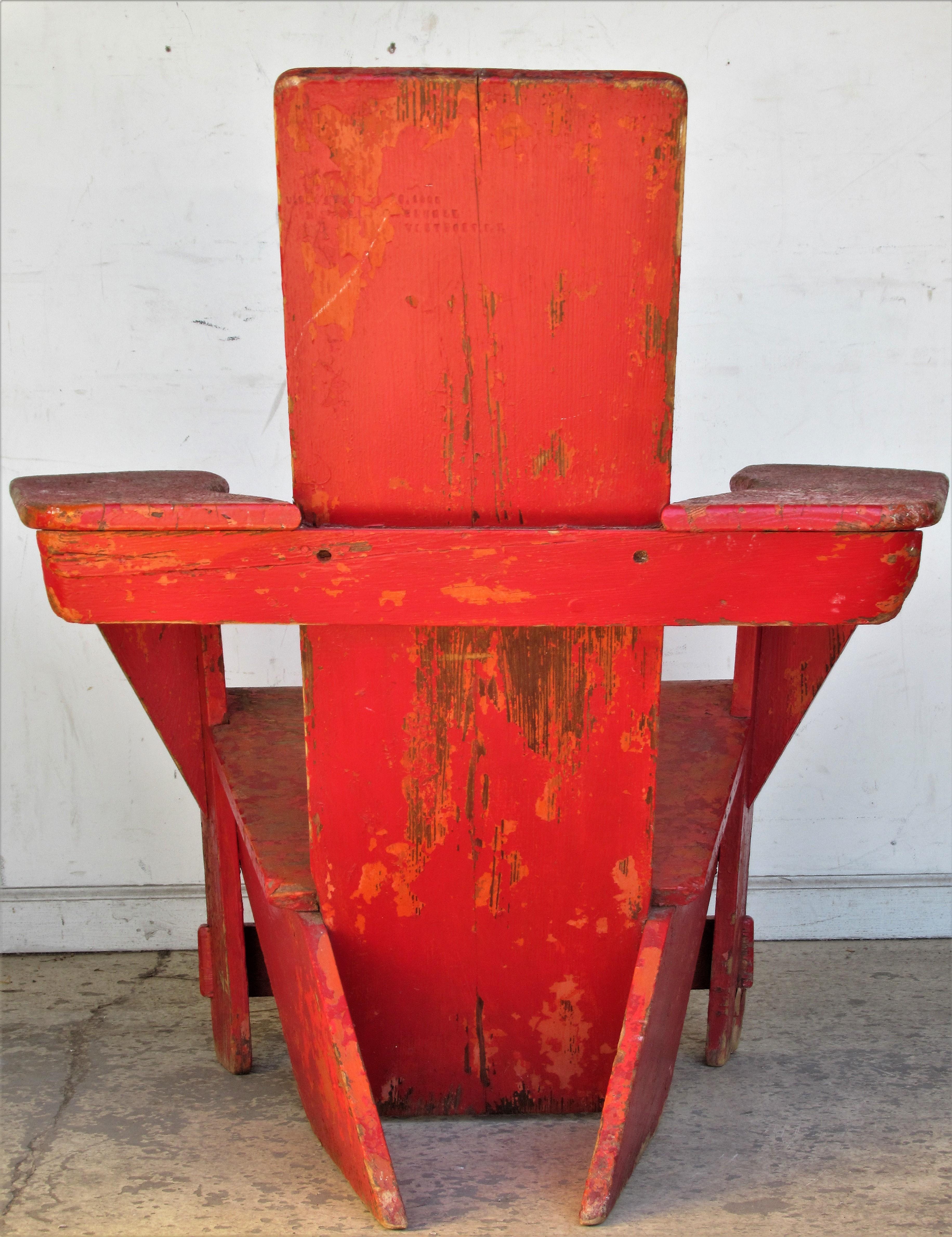 Early 20th Century   Early Signed Westport Chair -Thomas Lee / Harry Bunell, 1905 For Sale