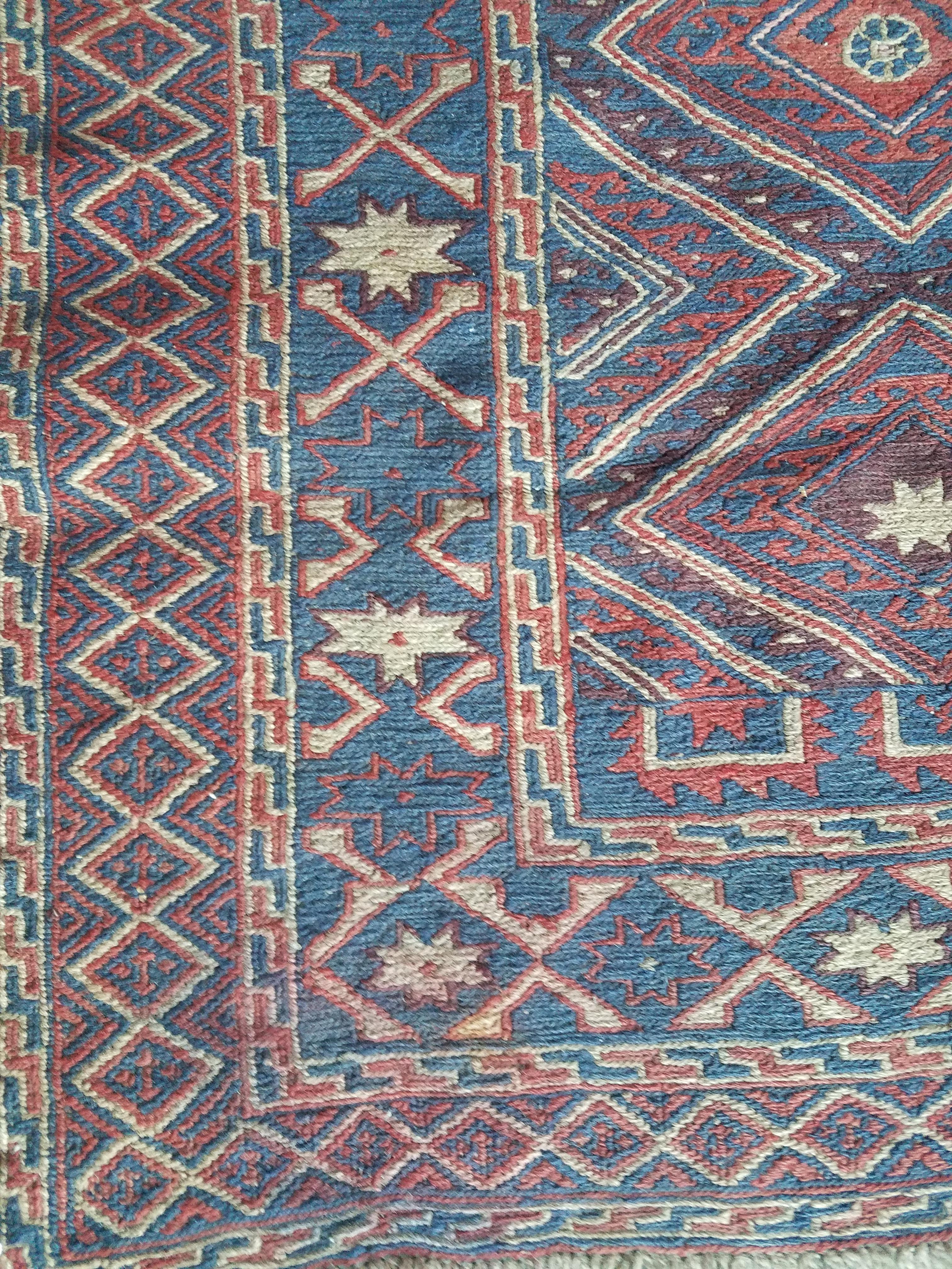 Incredible Oriental area rug measuring approximately 72