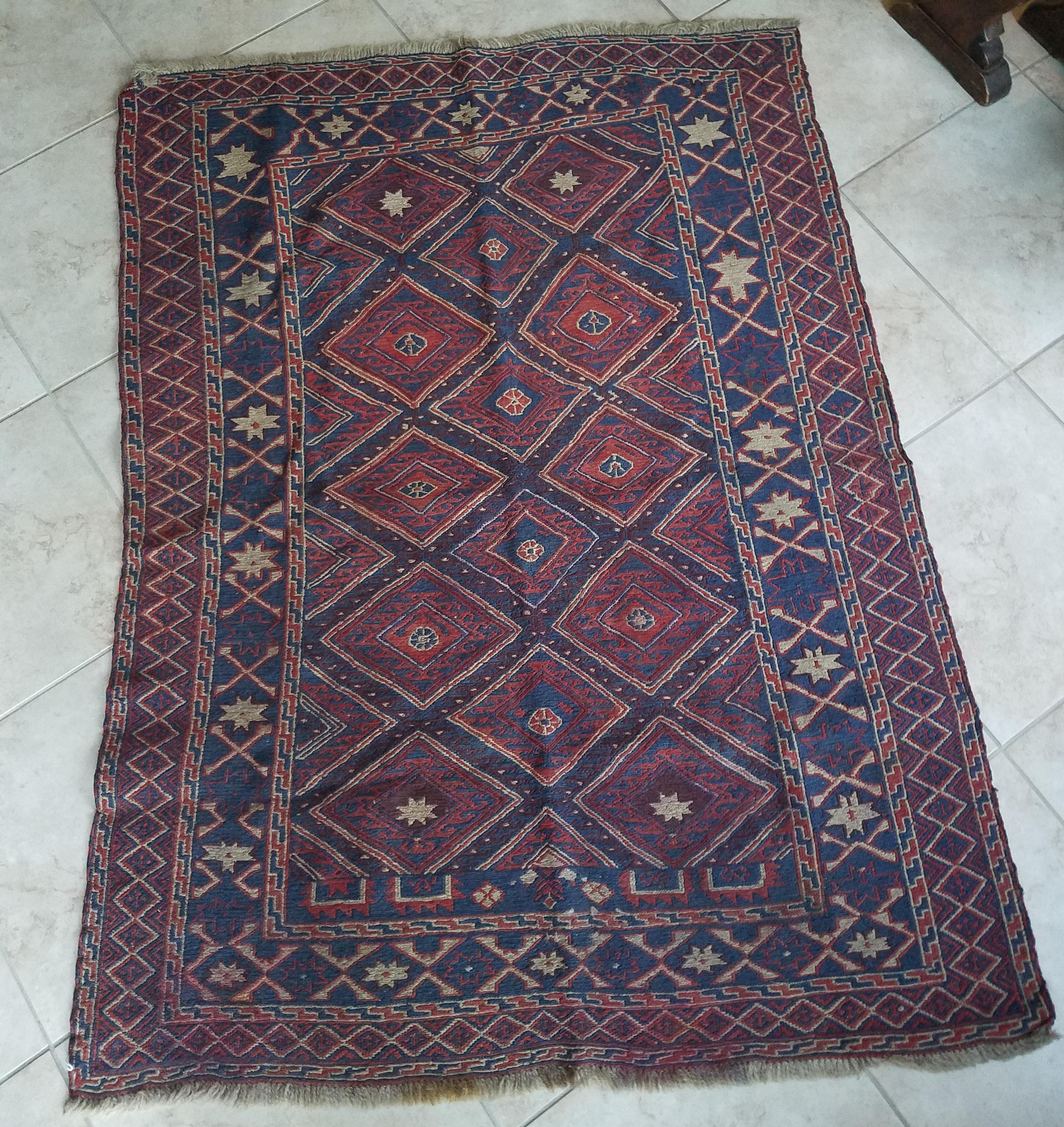 Contemporary Another Beautiful Oriental Tribal Area Rug, Sar 7 For Sale