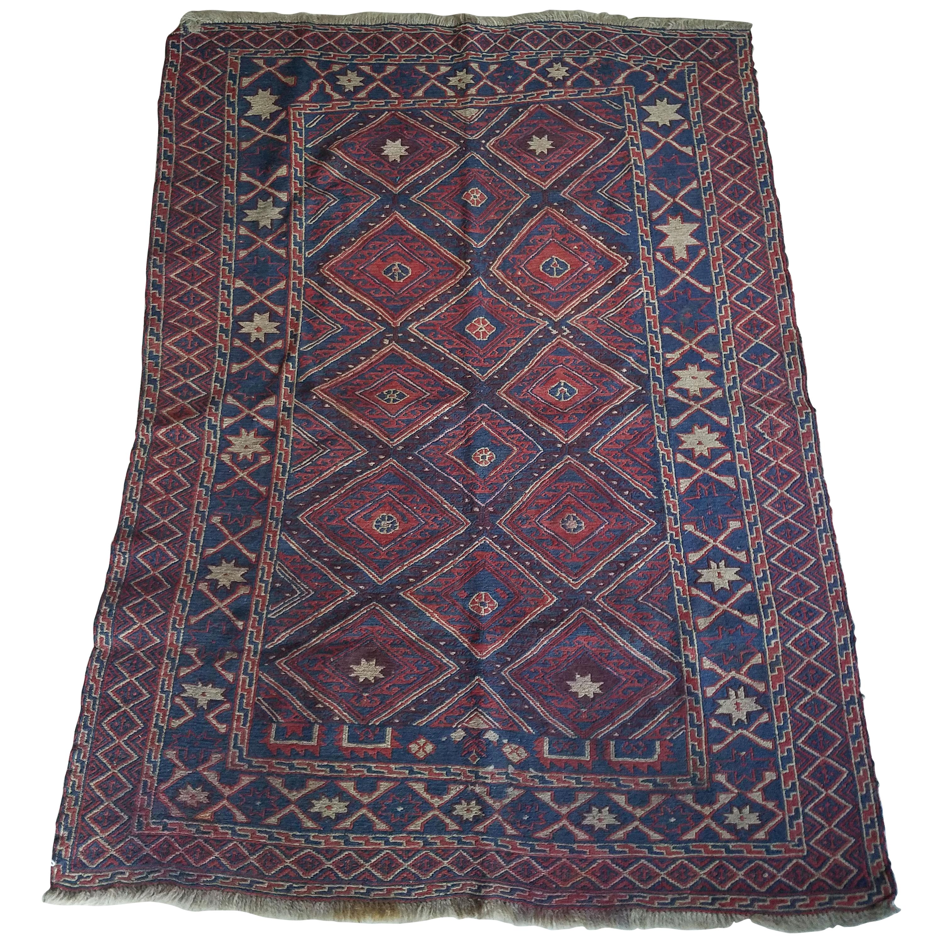 Another Beautiful Oriental Tribal Area Rug, Sar 7 For Sale