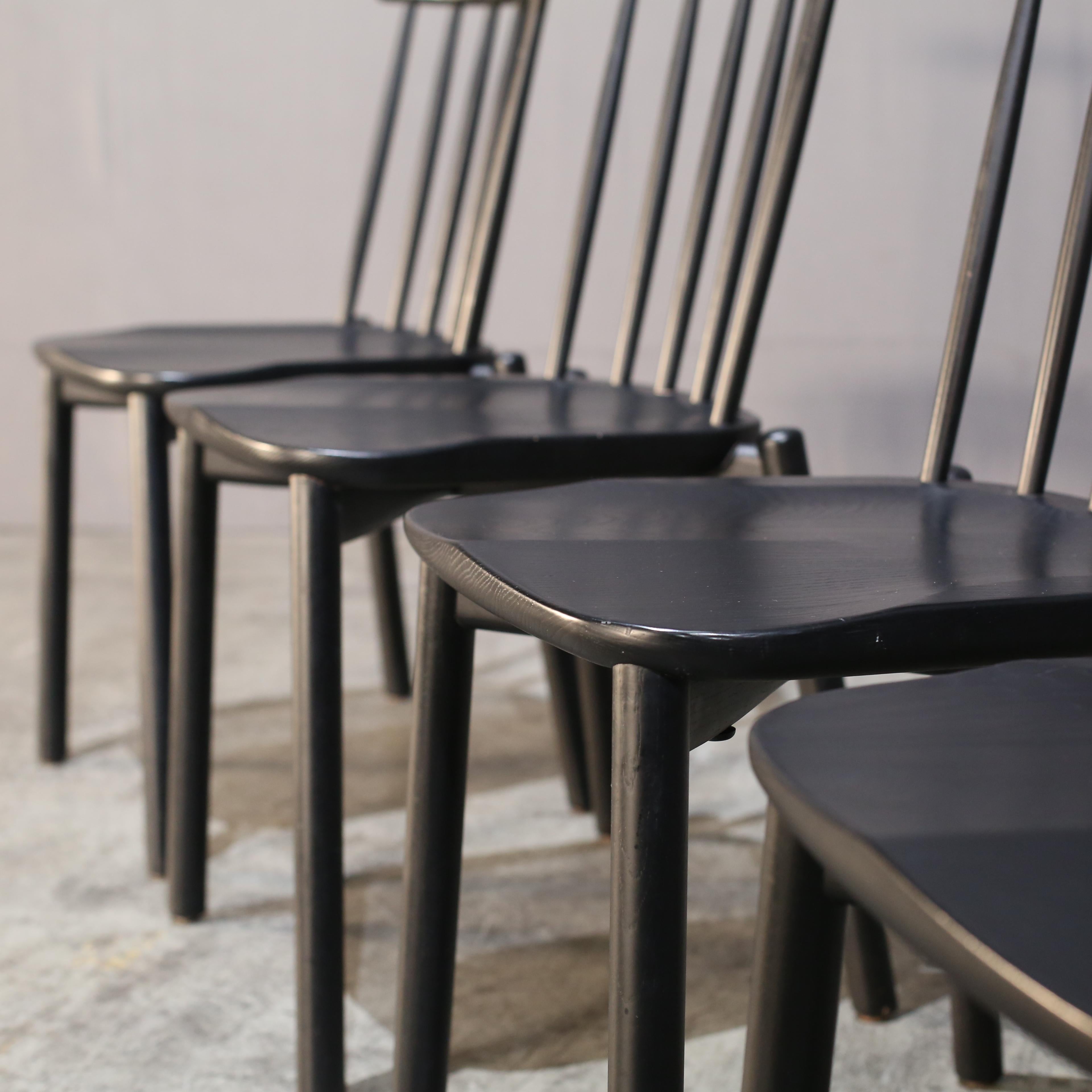 Another Country Hardy Side Chairs by David Irwin, Set of Four For Sale 7