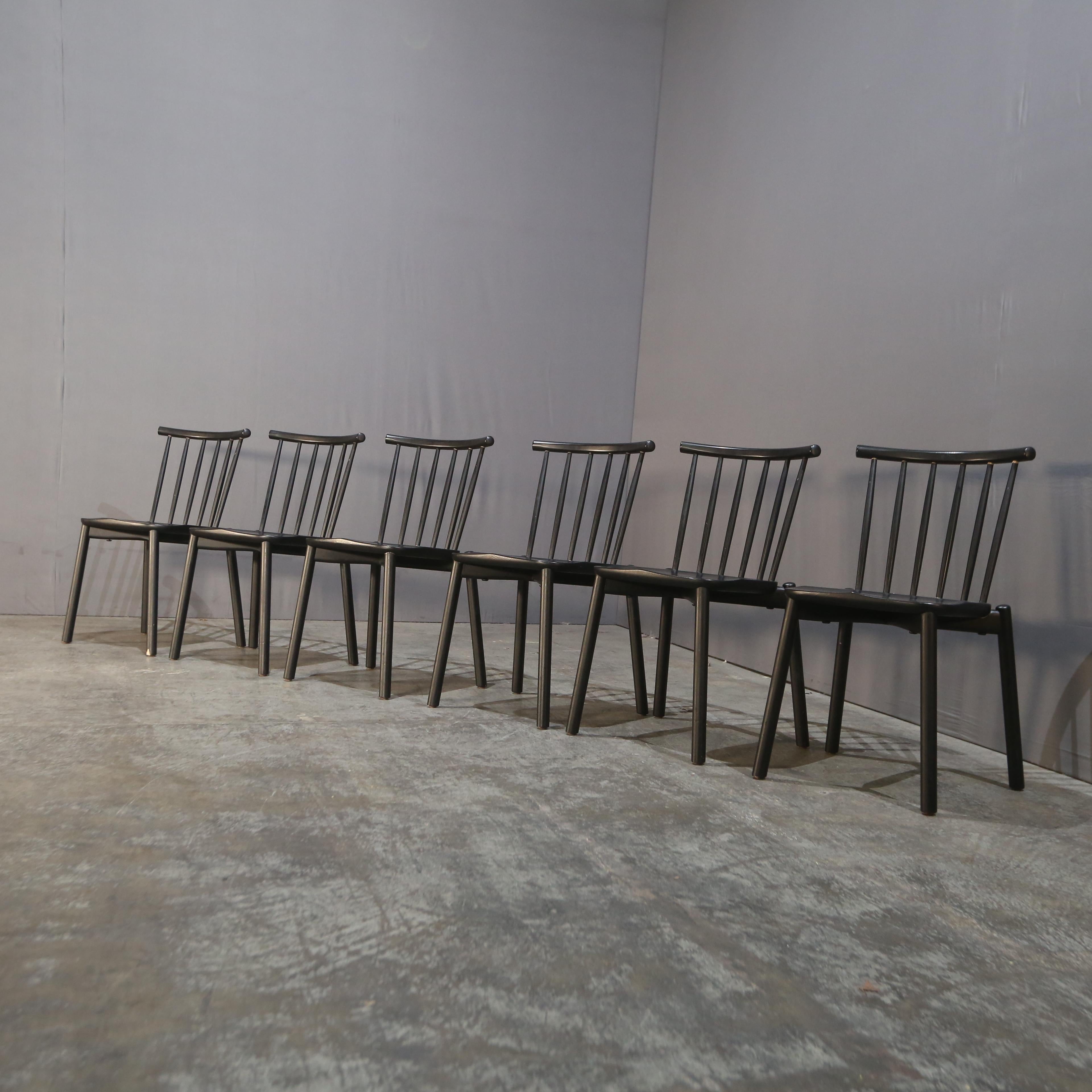 Another Country Hardy Side Chairs by David Irwin, Set of Four For Sale 9