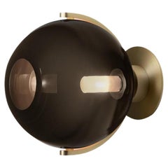 Another Day Sconce, Smoke Grey Glass