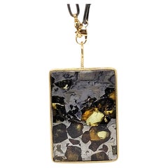 Another Father's Day or Space Enthusiast Gift from the Sky Pallasite Necklace