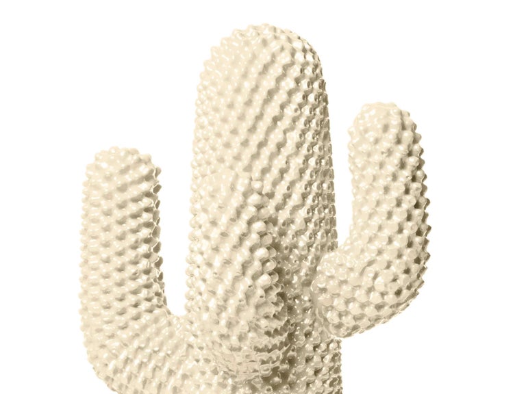 Ein weiterer weier Kaktus - Garderobenstnder / Skulptur von Drocco/Mello  fr Gufram im Angebot bei 1stDibs Deutschland