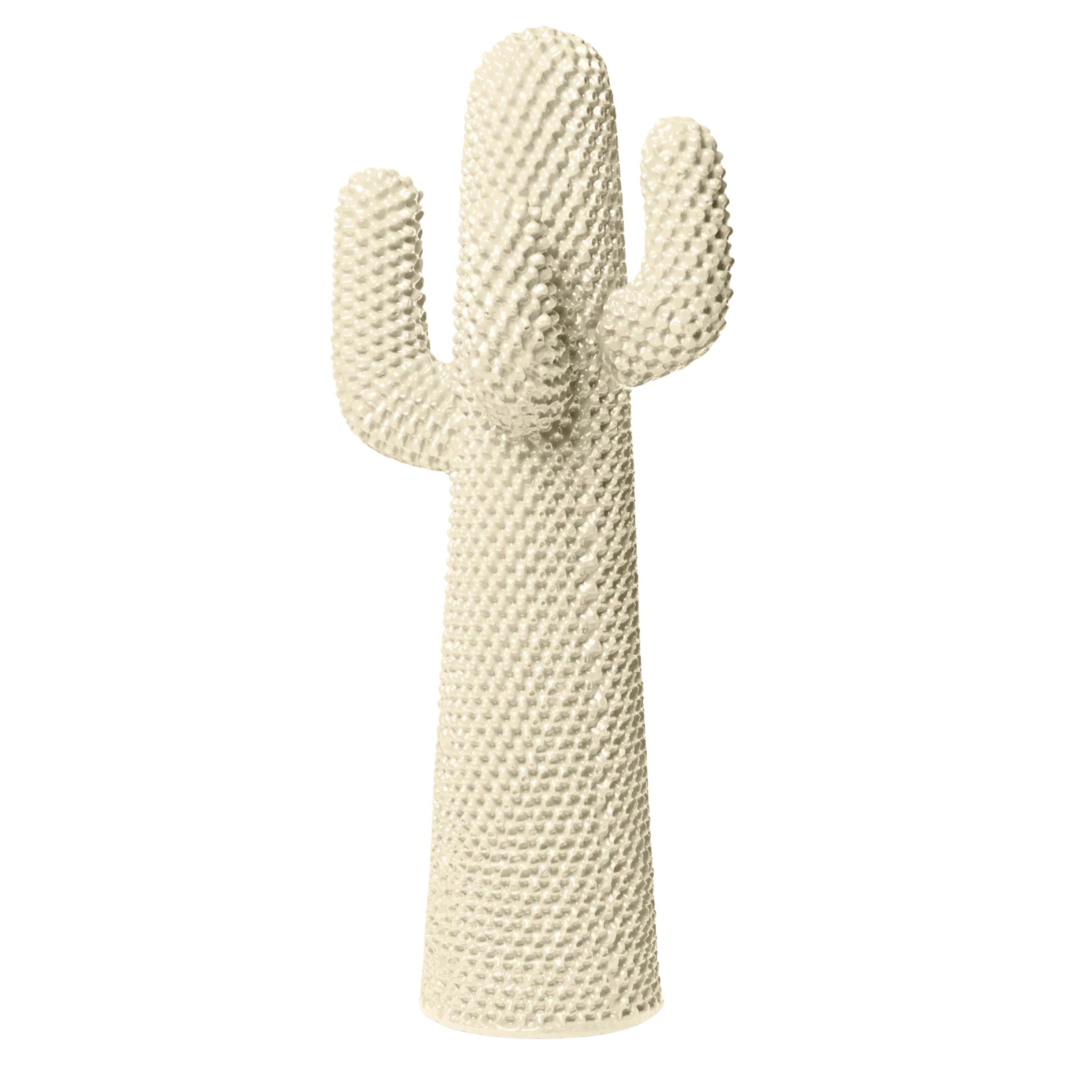 Un altro cactus bianco - Appendiabiti / Scultura di Drocco/Mello per Gufram