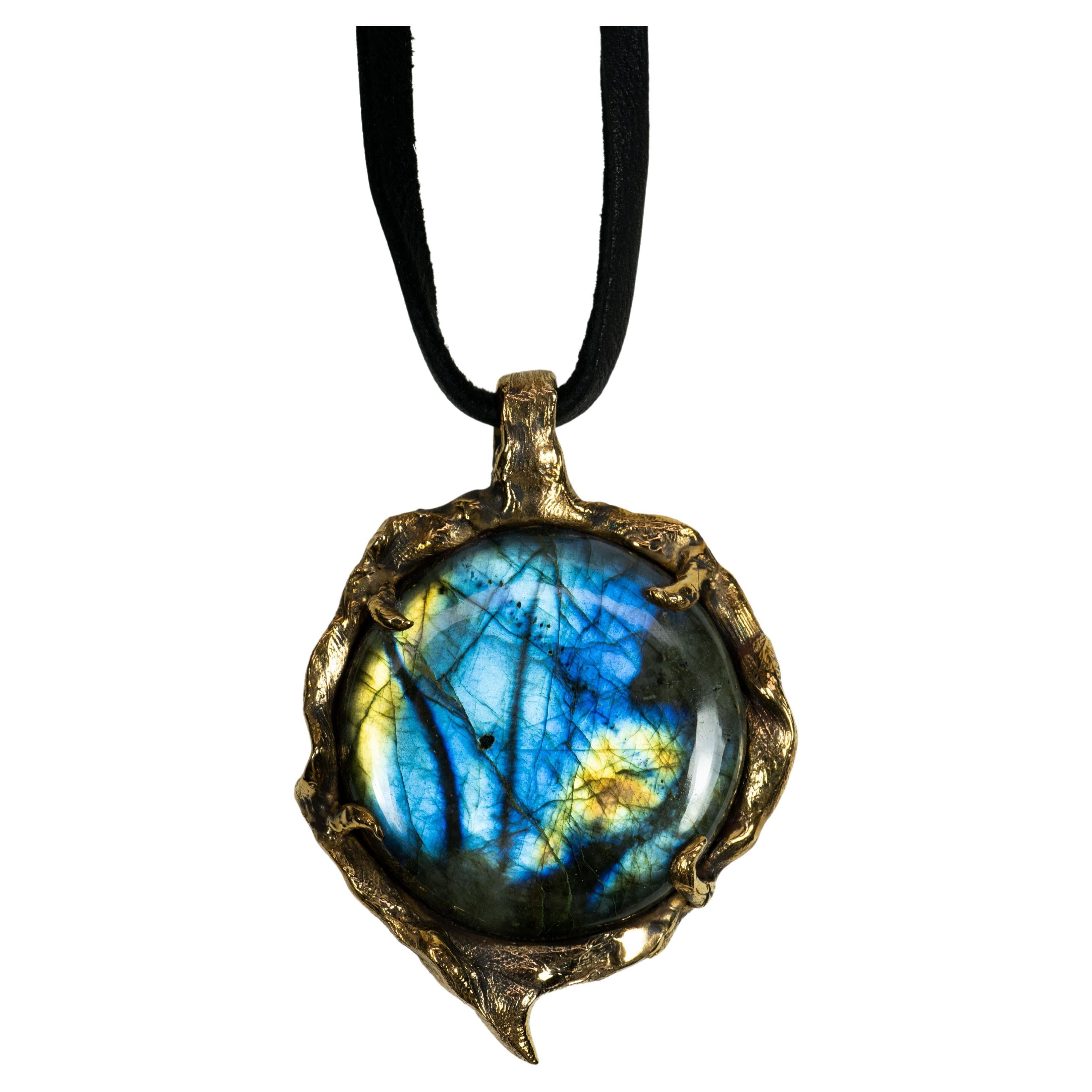 Another World (Labradorite Pendant) by Ken Fury For Sale