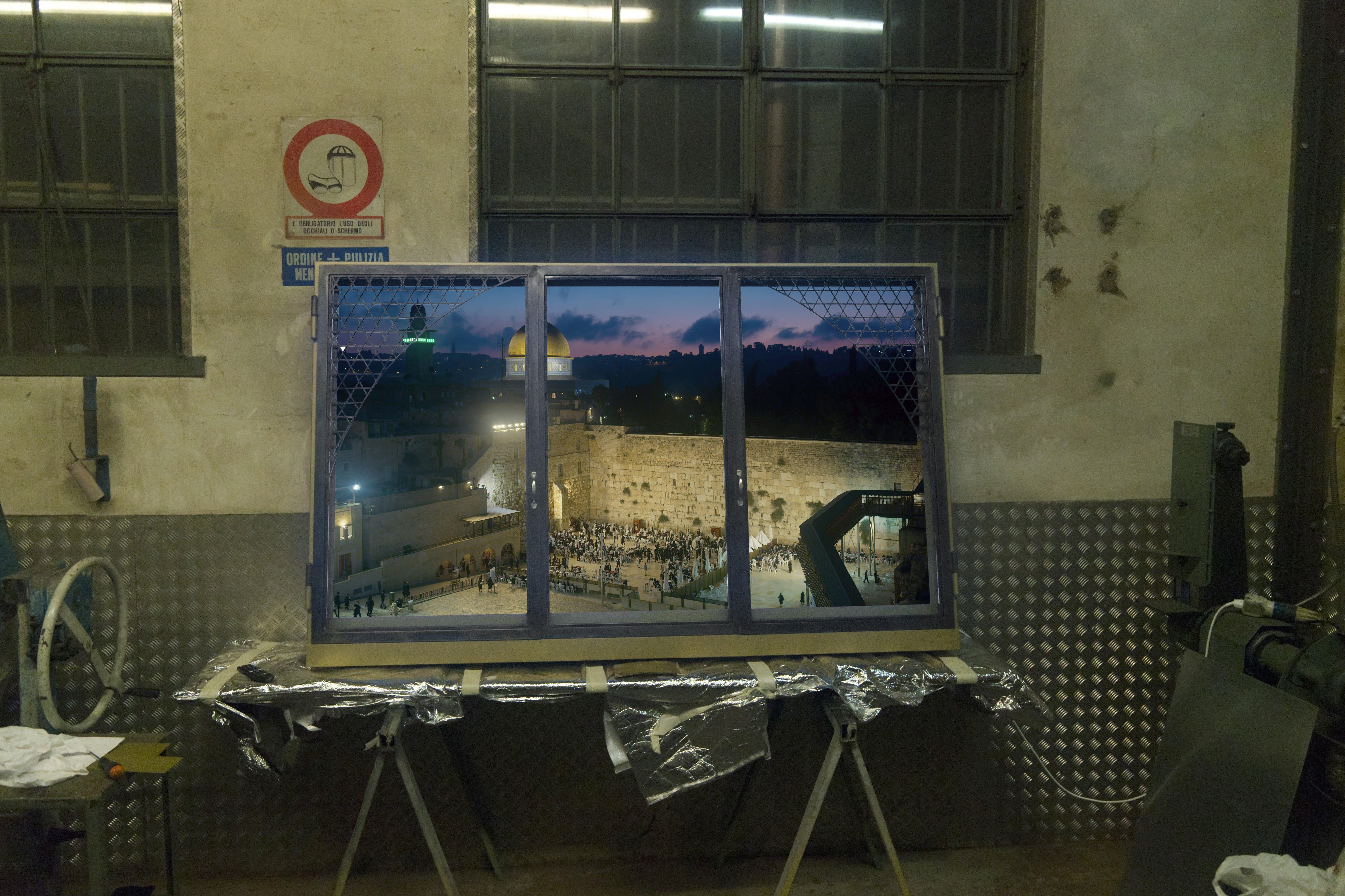 Anotherview N.18 A Sunday by the Western Wall, Video Art by Anotherview For Sale 5