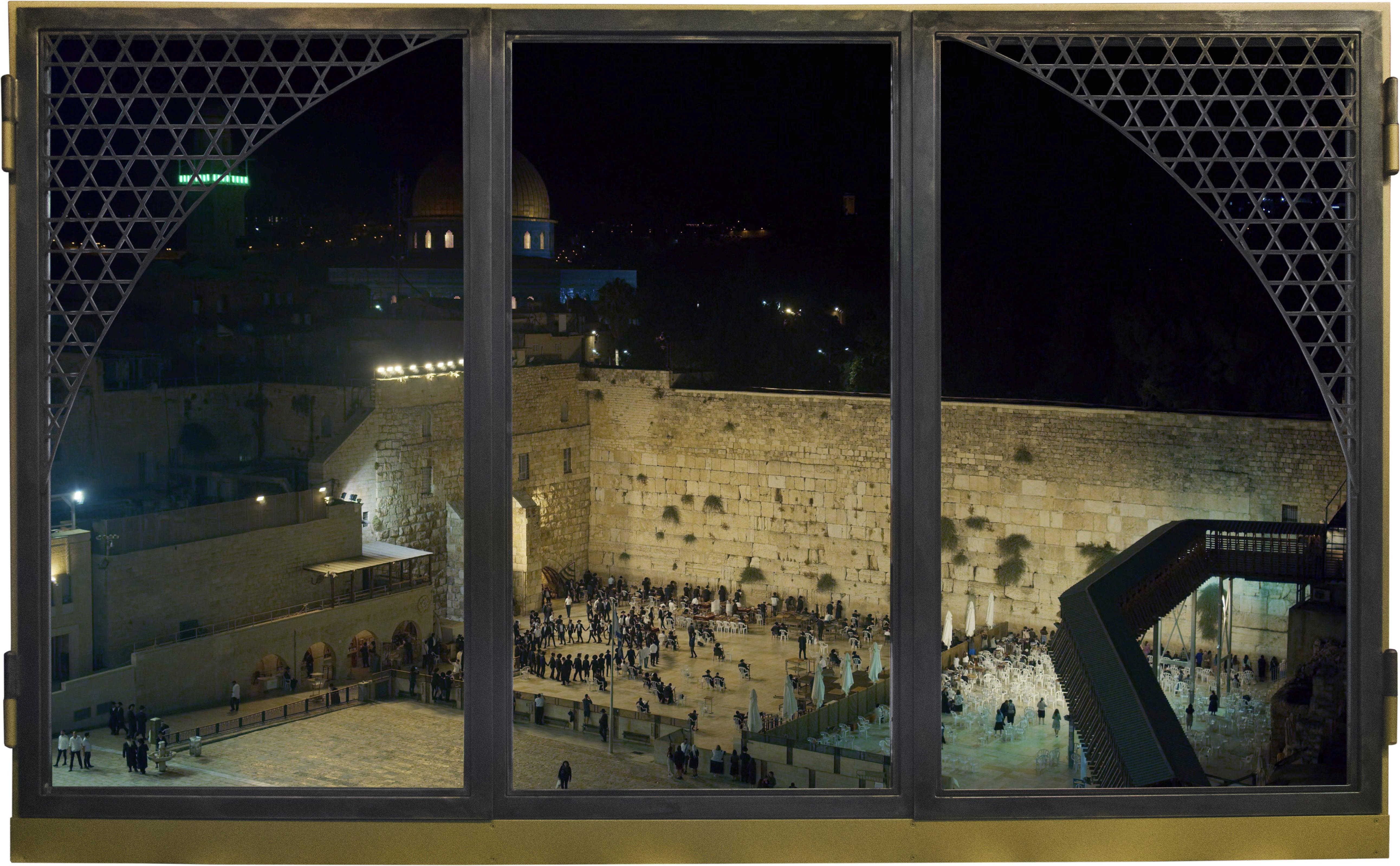 Anotherview N.18 A Sunday by the Western Wall, Video Art by Anotherview For Sale 3