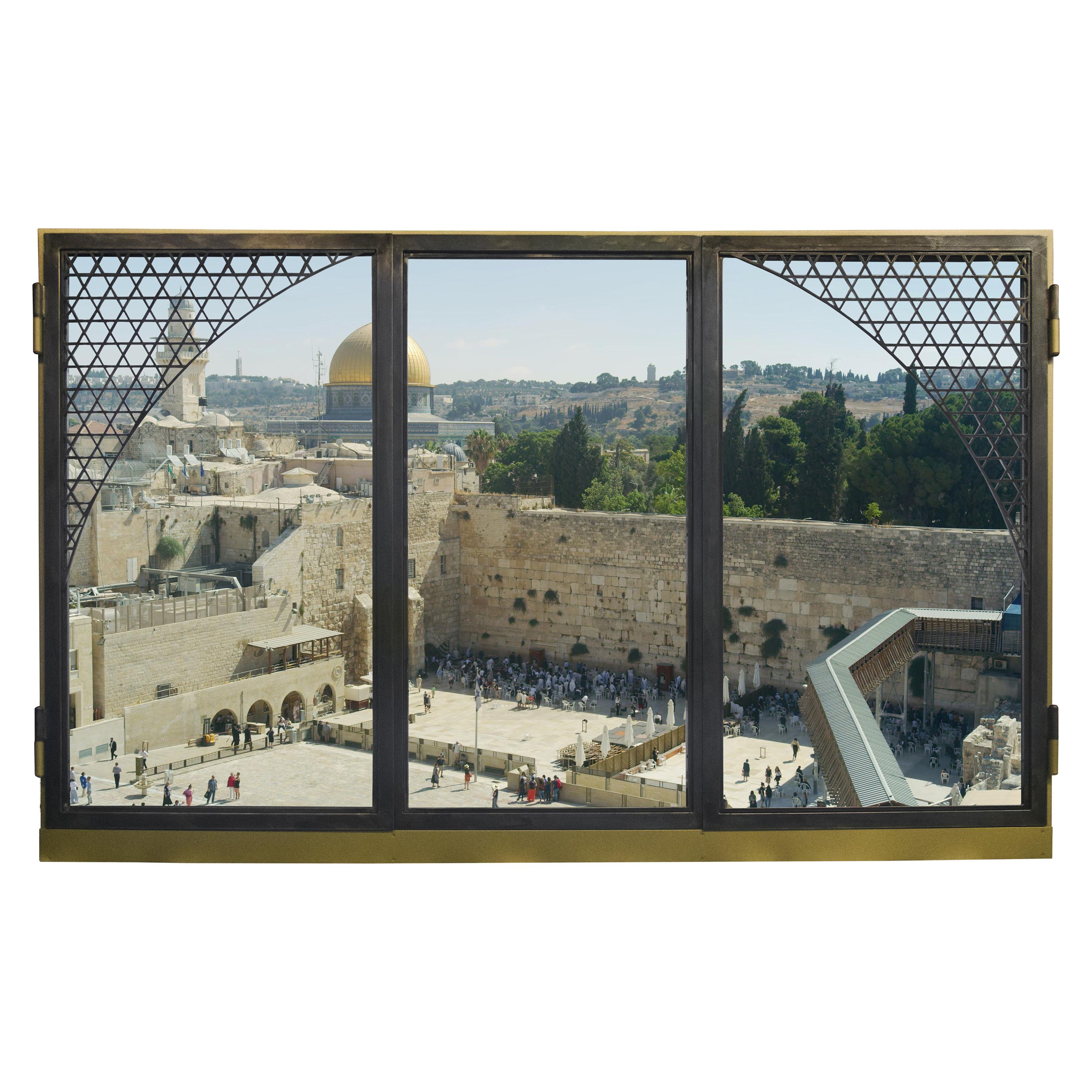 Anotherview N.18 A Sunday by the Western Wall, Video Art by Anotherview For Sale