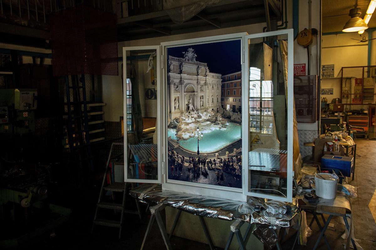 Anotherview No 21: Trevi Fountain a Few Days after Lockdown by Anotherview For Sale 4
