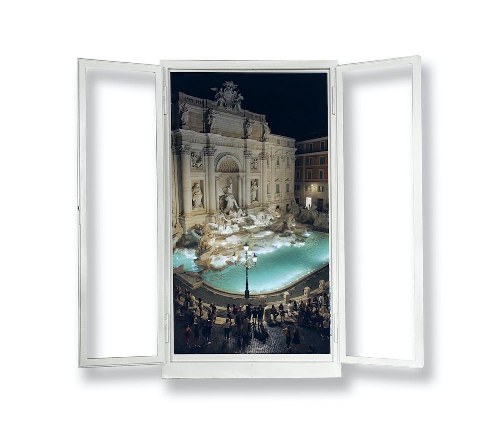 Contemporary Anotherview No 21: Trevi Fountain a Few Days after Lockdown by Anotherview For Sale
