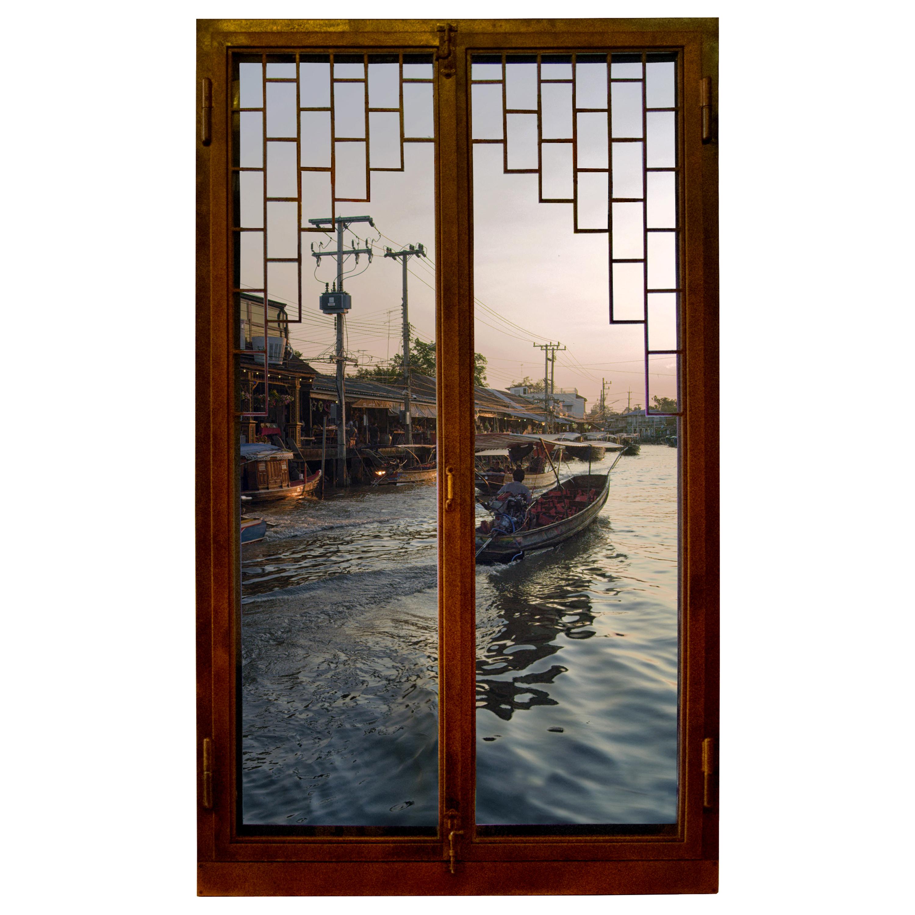 Anotherview No.17, a Sunday by the Mae Klong River by Anotherview For Sale