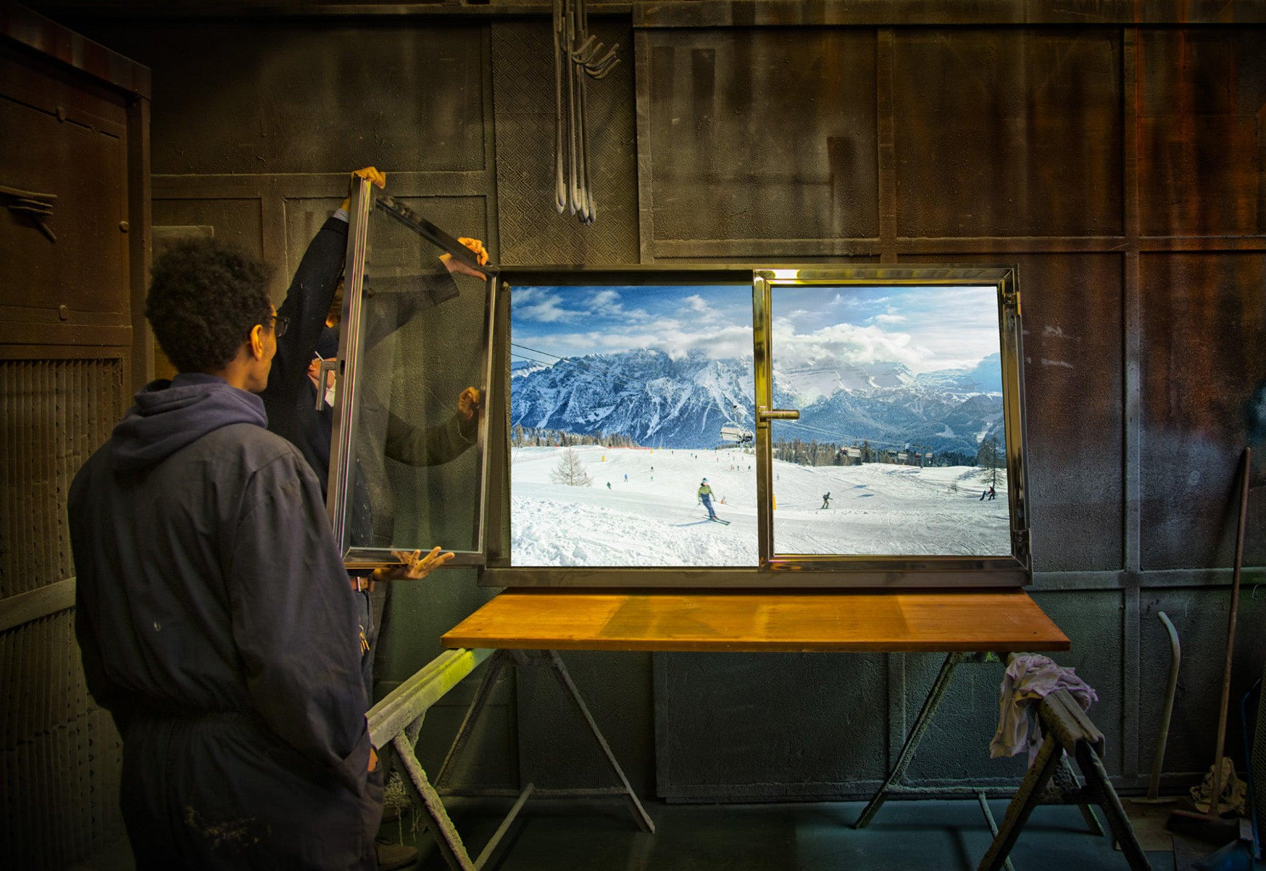 italien Anotherview n°8 Skiing in the Brenta Dolomites, Vidéo Art par Anotherview en vente