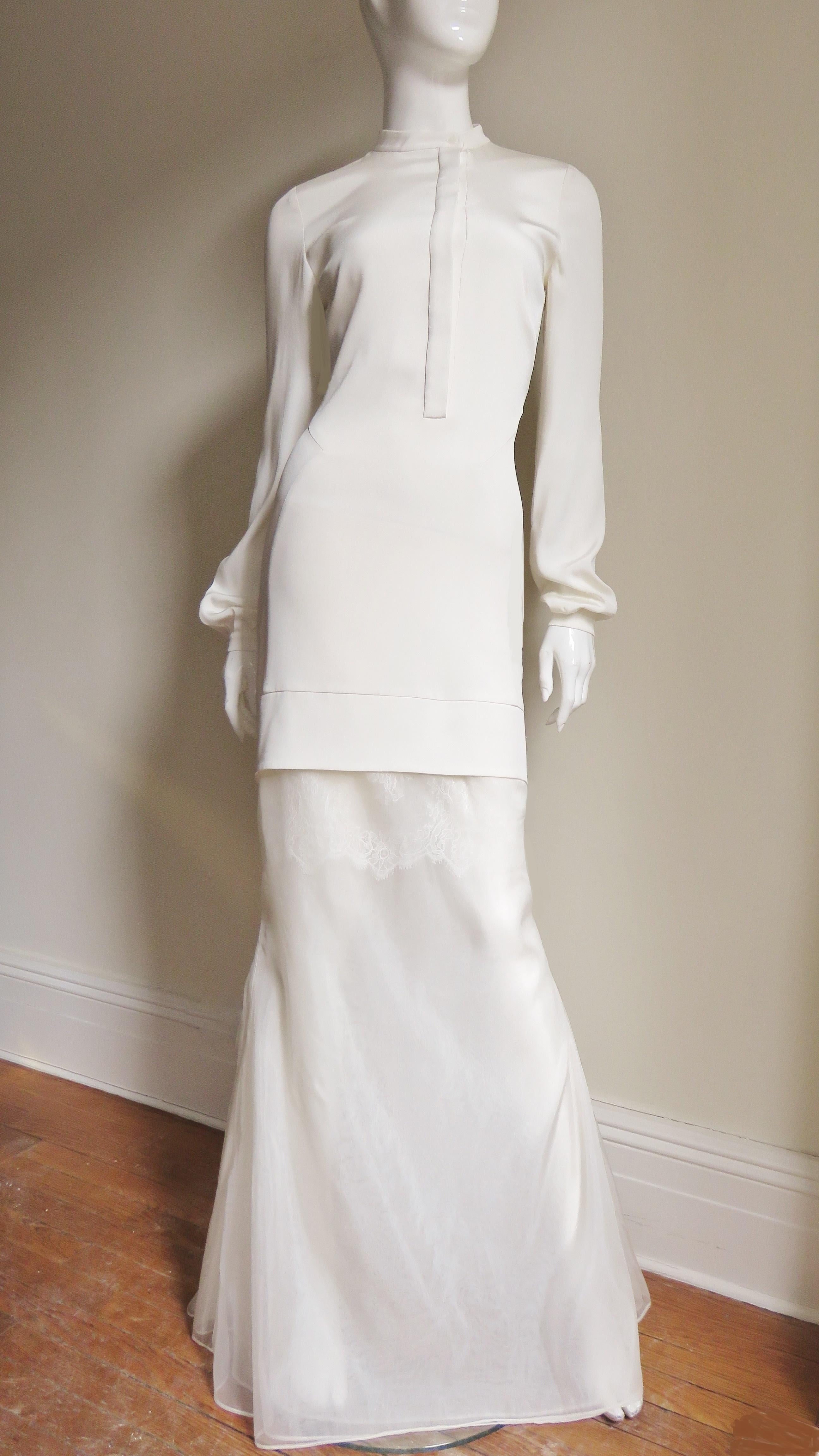 Antonio Berardi New Silk Maxi Dress For Sale 2