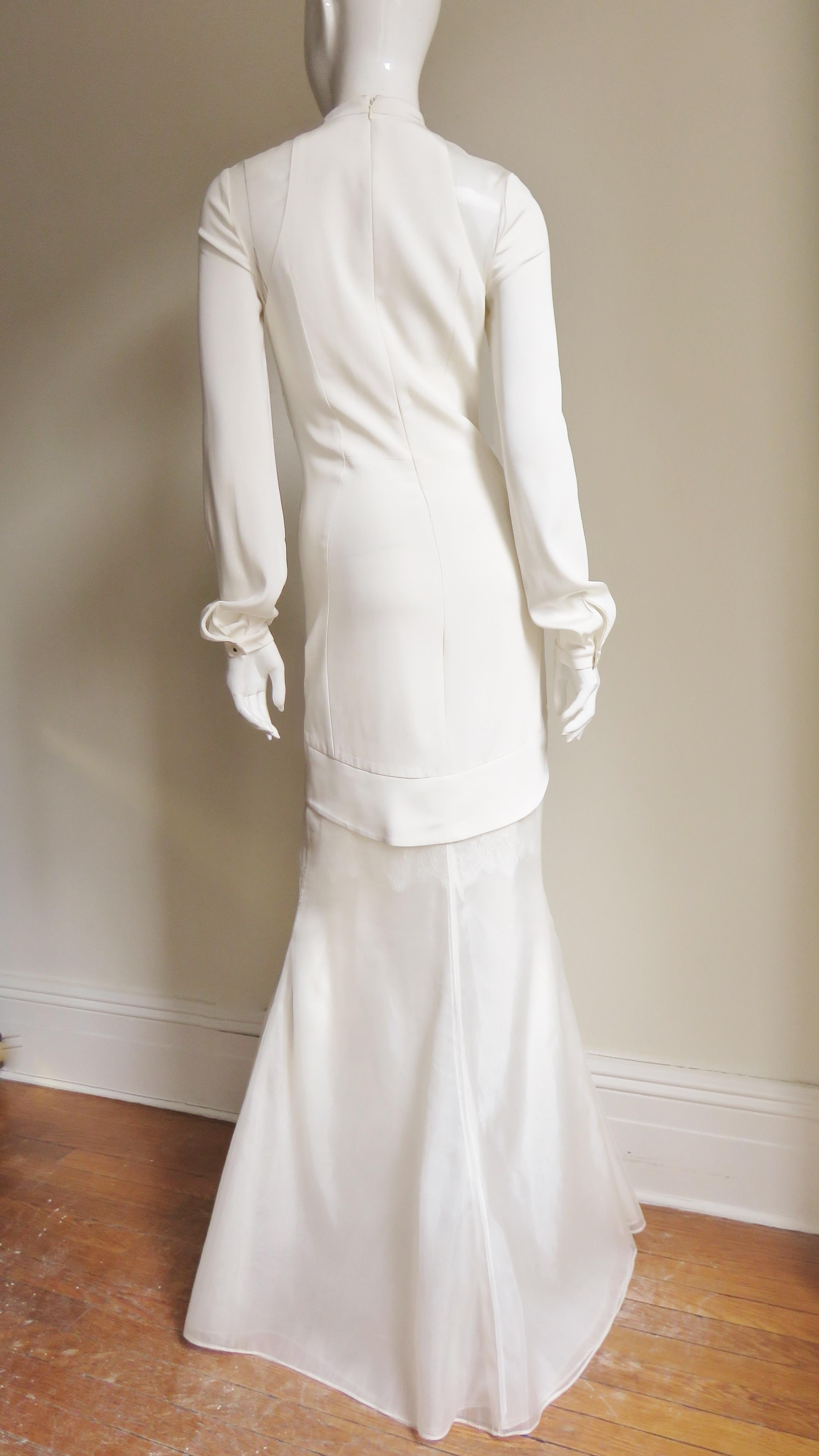 Antonio Berardi New Silk Maxi Dress For Sale 4