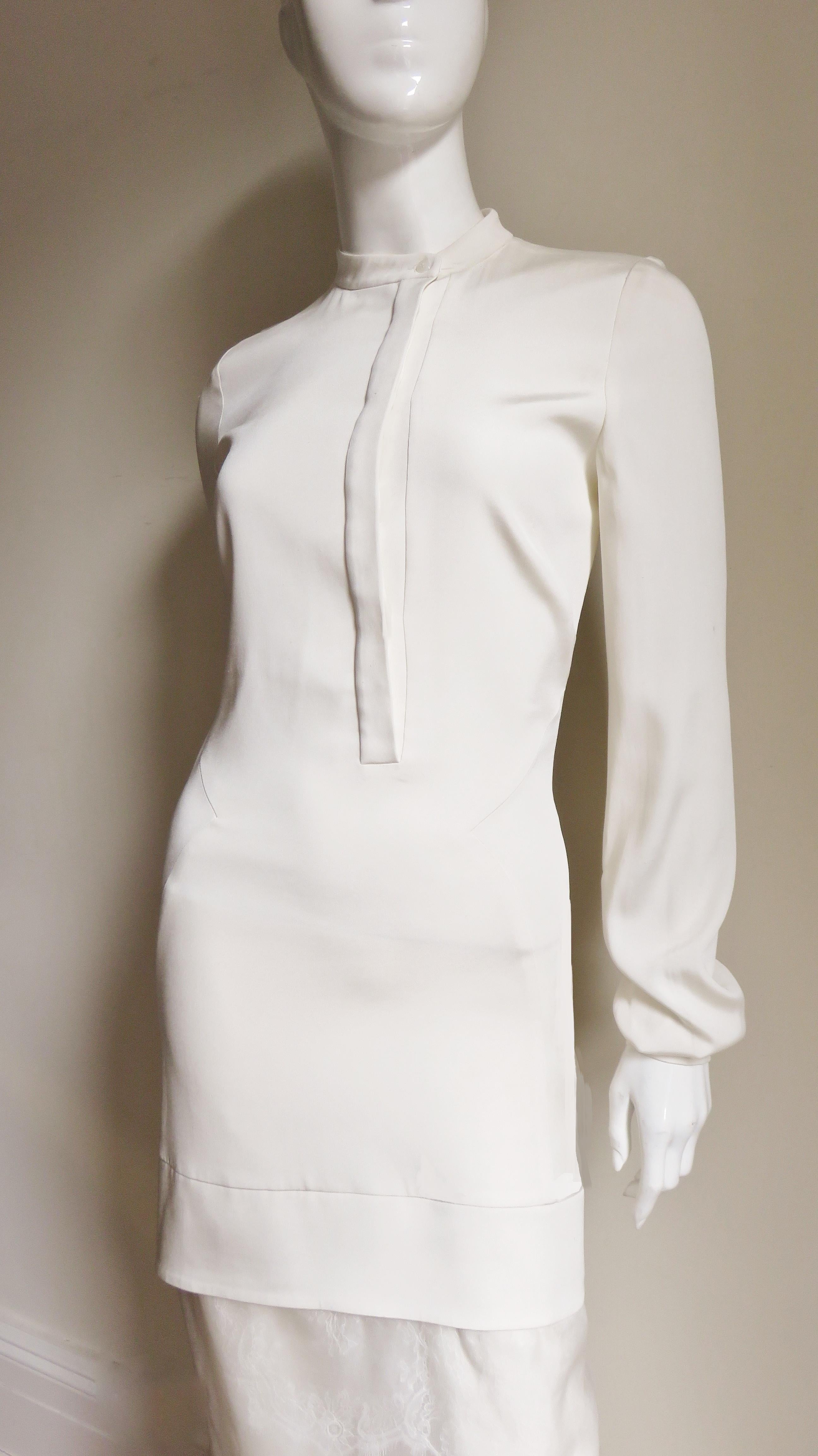 white silk maxi dress
