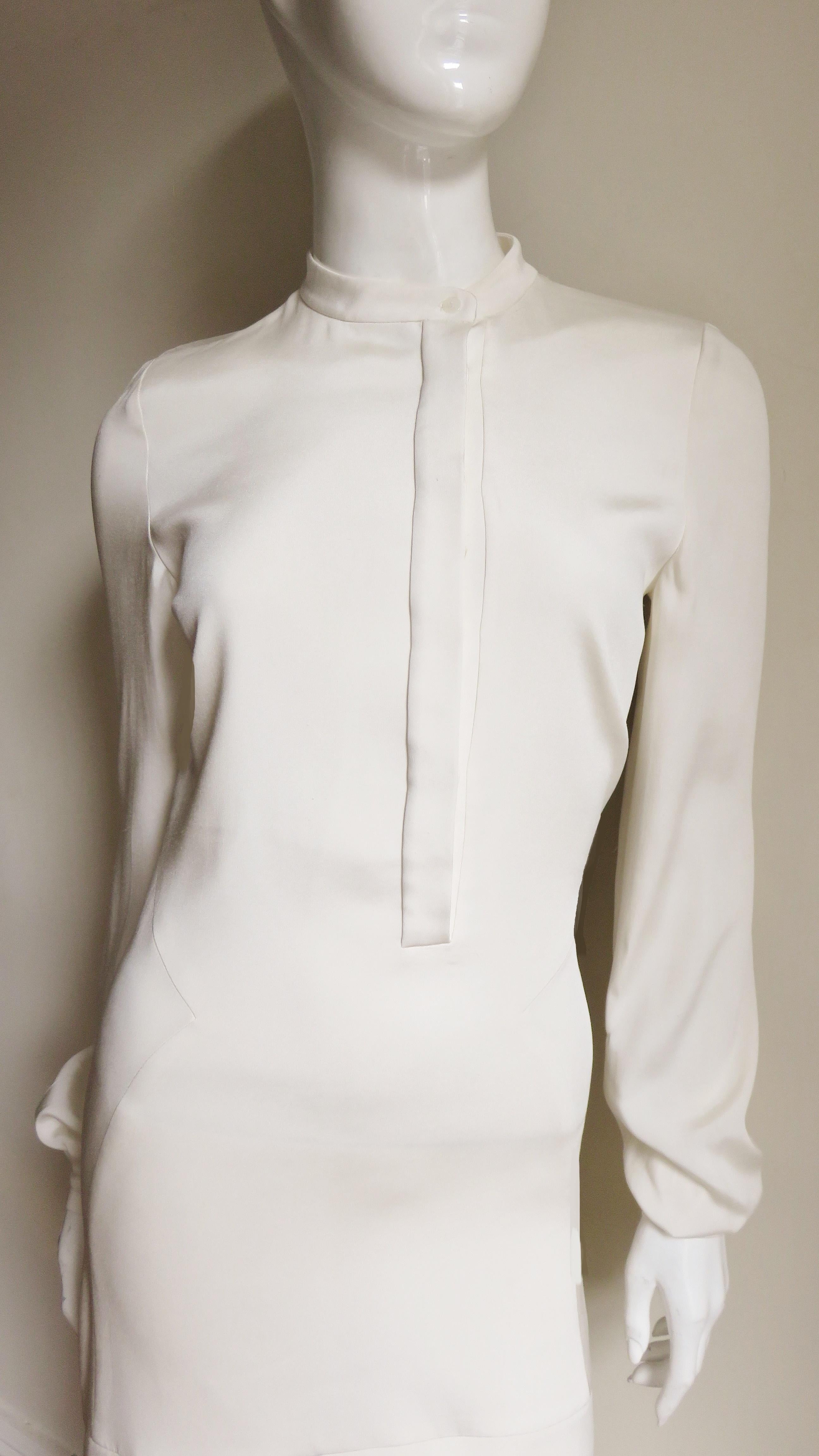 Antonio Berardi New Silk Maxi Dress In Excellent Condition For Sale In Water Mill, NY