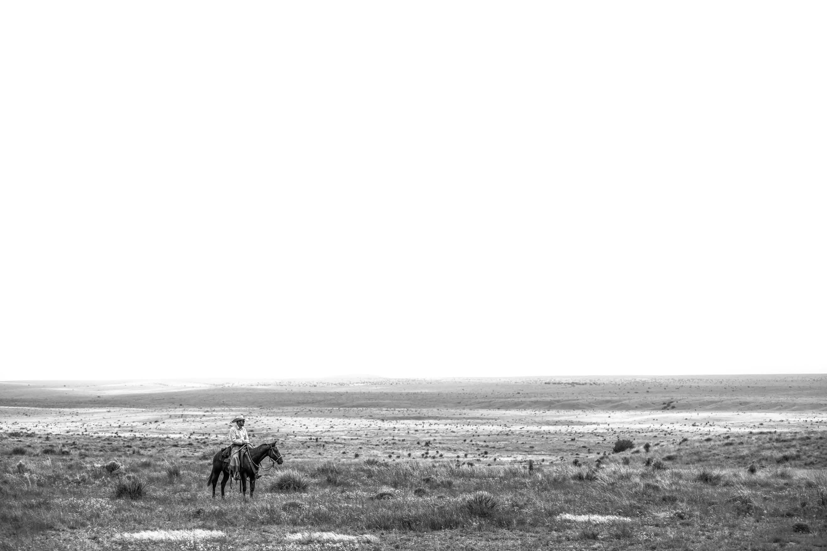 Anouk Krantz Black and White Photograph - Home on the Range