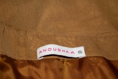 Anoushka G gold silk gown